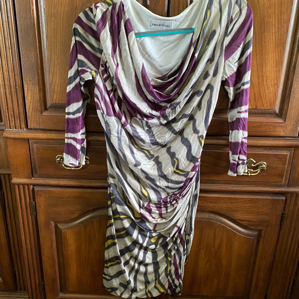 EMILIO PUCCI LONG SLEVE DRESS